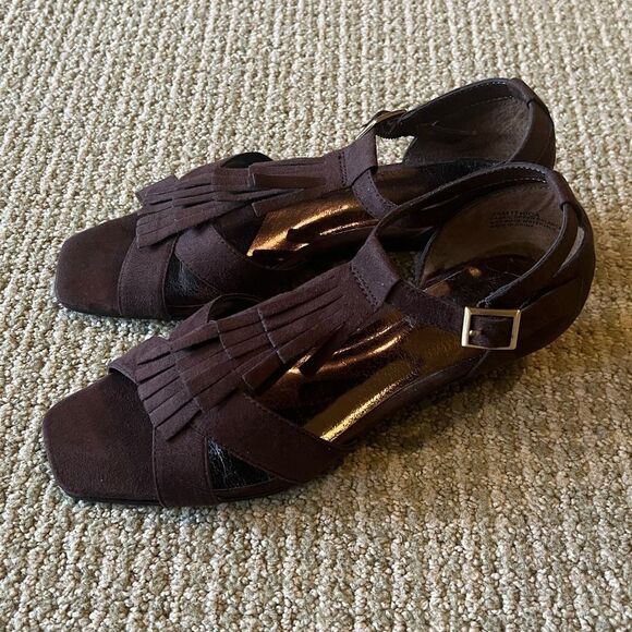 Rampage Brown Ithica Gladiator Wedge Sandals - Picture 3 of 15